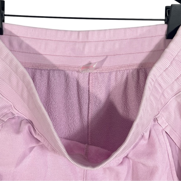 Free People Movement Cotton Terry Wide Leg Sweatpants size XL in Pink - Picture 5 of 6